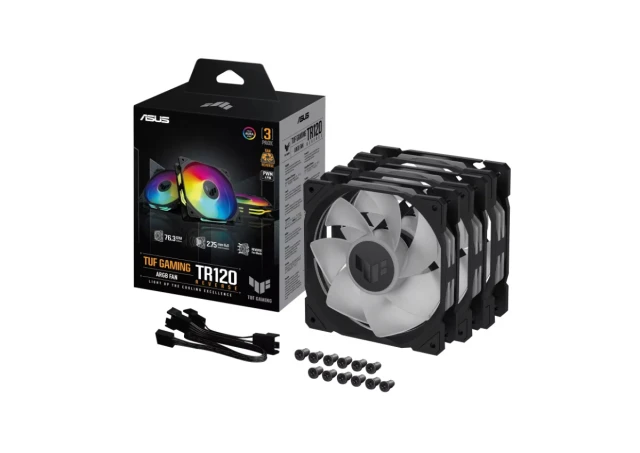 ASUS TUF GAMING TR120 ARGB REVERSE BLACK 3IN1 ventilator