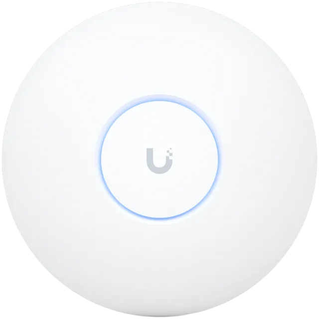 Ubiquiti U7-Pro-Max Ceiling-mounted WiFi 7 AP with 8 spatial streams, 6 GHz support, and a dedicated spectral scanning engine for interference-free WiFi in demanding, large-scale environments
