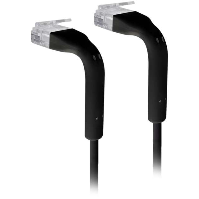 Ubiquiti UniFi Patch Cable U-Cable-Patch-5M-RJ45-BK Ultra-thin patch cable with bendable boots designed for installation flexibility, 3 mm outer diameter, 5m, Black