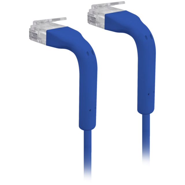 Ubiquiti UniFi Patch Cable U-Cable-Patch-8M-RJ45-BL Ultra-thin patch cable with bendable boots designed for installation flexibility, 3 mm outer diameter,  8m, Blue