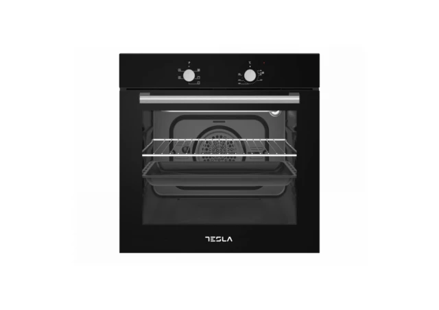 Ugradna rerna TESLA BO300SB ventilatorska/56L/mehanička/crna