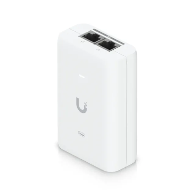 Ubiquiti UACC-PoE+-2.5G 30W of PoE+ adapter for UniFi PoE+ devices, reduce dependency on PoE switch power, and provide a Multi-Gigabit LAN connection