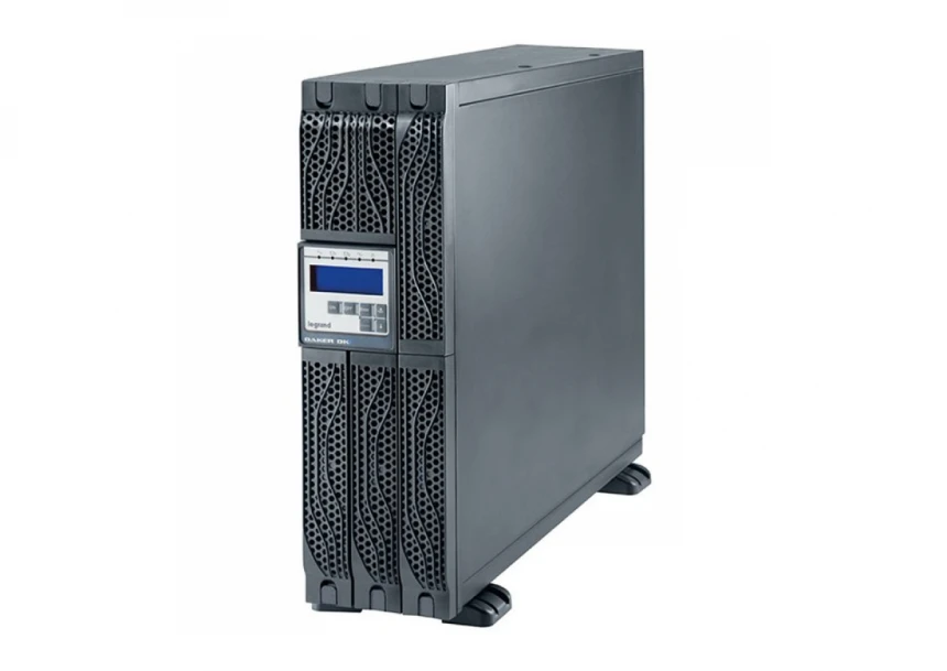 UPS Legrand DAKER DK + Tower/Rack, 5000VA/5000W, On Line Double Conversion, Sinusoidal, PFC, USB & RS232 port, Terminal cage, batteries 20x 12V 5Ah, 60 kg, (Optional Kit Rack 310952, SNMP card 310938,310931, Battery Extension 310663)