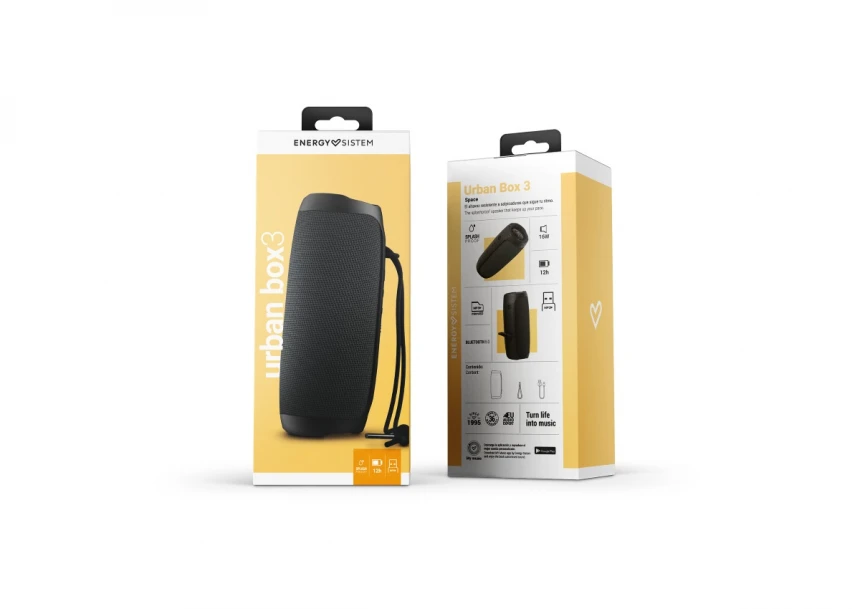 ENERGY SISTEM Urban Box 3 Space portable zvučnik crni (M44989) 