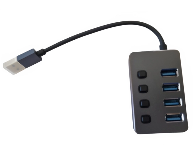 USB 3.0 - HUB Superbrzi 4port USB 3.0 sa prekidacima 