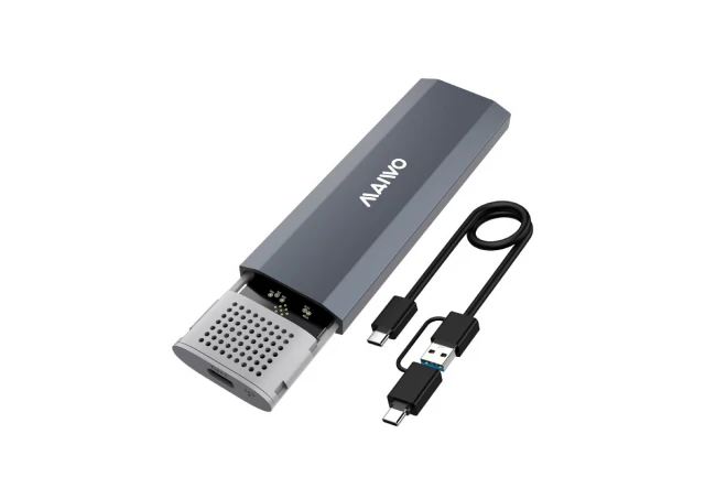 MAIWO USB 3.2 Tip-C Kućište za M.2 PCIe NVMe SSD, aluminium, bez alata, K1689P