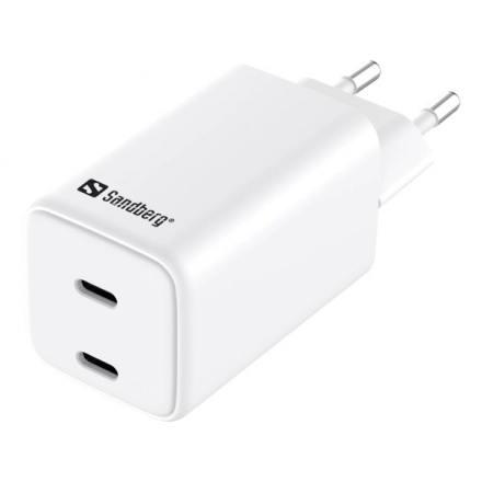 USB auto punjač Sandberg 441-56 Dual USB-C PD 65W