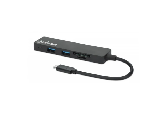 Mamhattan USB-C HUB 3port Manhattan 164948 3.2 G1/5Gbps/CR/Crni