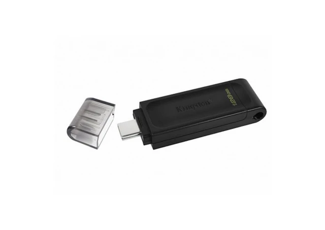 USB memorija KINGSTON DT70/128GB/type C/3.2/crna