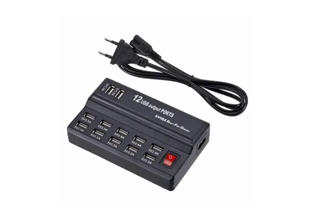 USB punjač 12 portova KT-USBp-120 Kettz 220V
