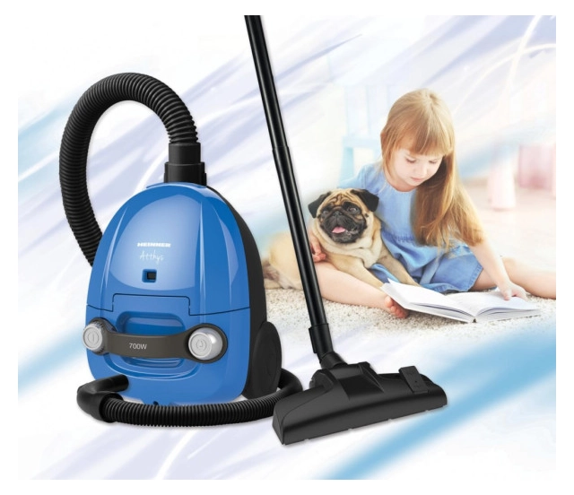 Usisivač HEINNER HVC-M700BL 700W/100W/kesa 2l/Hepa 10/plavi