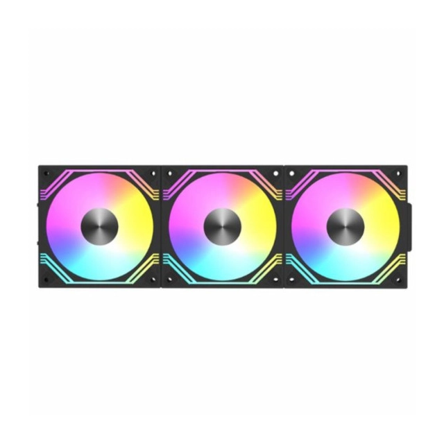 Ventilator 3in1 120mm Raidmax Modular Combo kit Black, NV-MD120FBP3