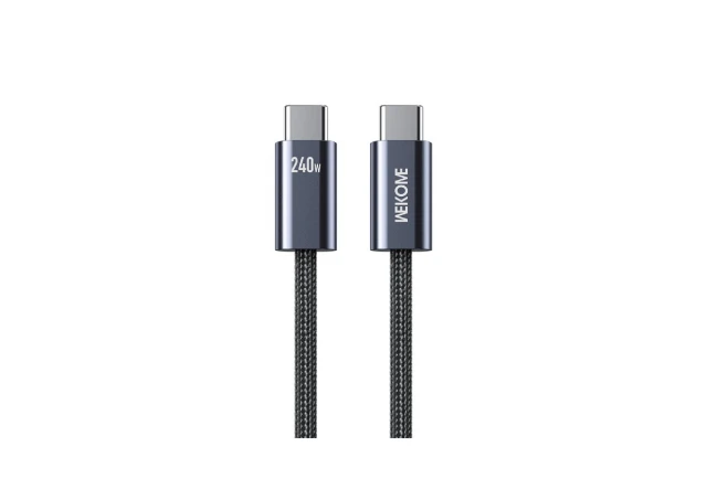 WEKOME WDC-23 Kabl 3.1 USB tip C M/M 1m za Super brzo punjenje 240W/480Mbps, crni 