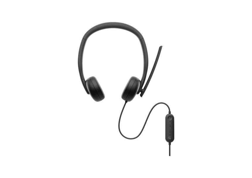 DELL WH3024 Wired Headset slušalice sa mikrofonom crne 
