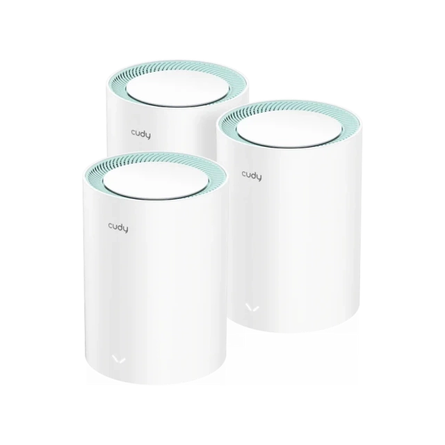 Whole Home Wi-Fi Gigabit Mesh System Cudy M1300 AC1200 Dual Band(3-Pack)