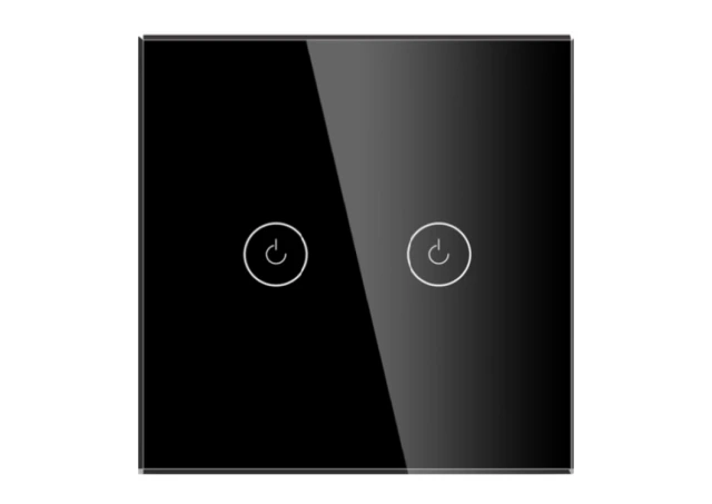 Exeshop Wi-Fi pametni prekidač 2G TUYA Crni NN (WIFI TOUCH SWITCH)