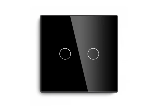 Exeshop Wi-Fi pametni prekidač 2G TUYA Crni (WIFI TOUCH SWITCH)