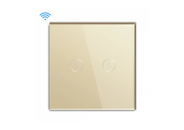 Exeshop Wi-Fi pametni prekidač 2G TUYA Zlatni (WIFI TOUCH SWITCH)