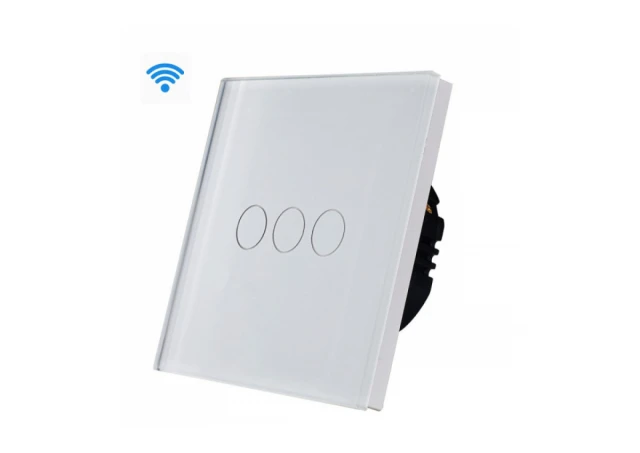 Exeshop Wi-Fi pametni prekidač 3G TUYA Beli (WIFI TOUCH SWITCH)
