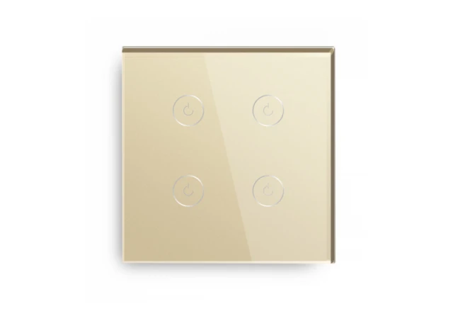 Exeshop Wi-Fi pametni prekidač 4G TUYA Zlatni (WIFI TOUCH SWITCH)