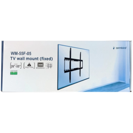 WM-55F-05 ** Gembird fixni VESA max. 40-40cm 18-46 max.50kg (439) 43481