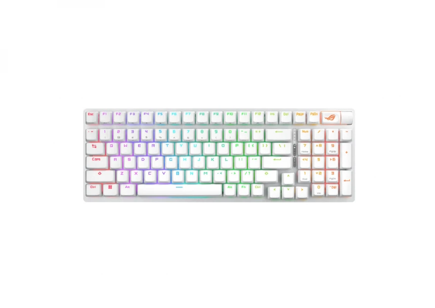ASUS X901 ROG Strix Scope II 96 Wireless Gaming tastatura bela 