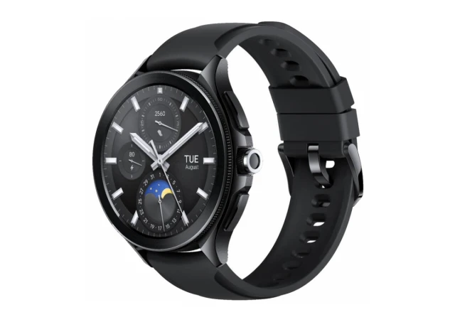 Xiaomi Mi Watch 2 pro-Bluetooth Black Case with Black Fluororubber Strap