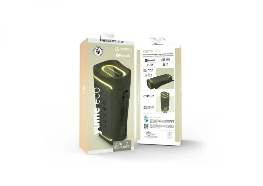 ENERGY SISTEM Yume ECO Green Bluetooth zvučnik zeleni 