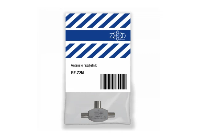 ZED electronic Antenski razdelnik 1 ženski na 2 muška - RF-Z2M