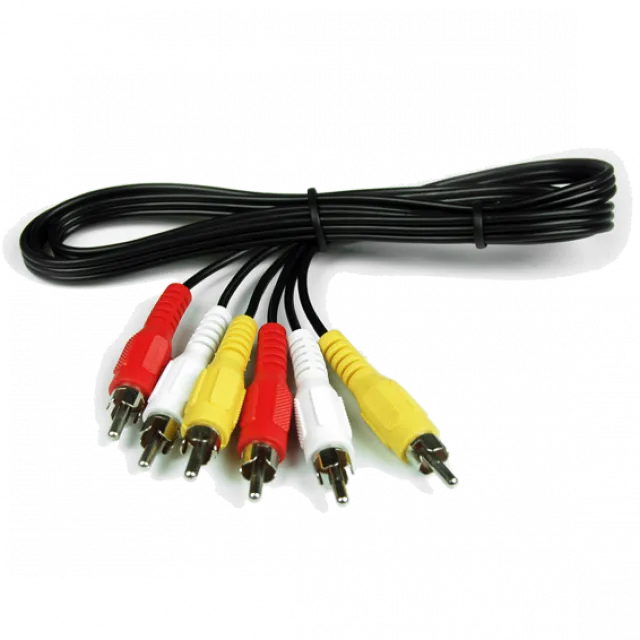 ZED electronic Kabel 3cinch-M na 3cinch-M - V12-5