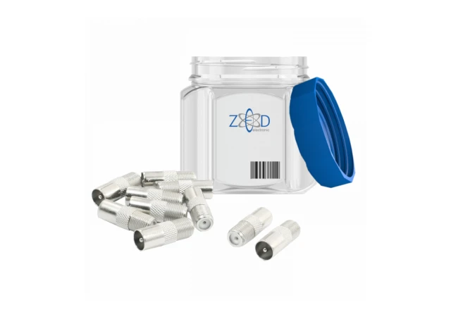 ZED electronic Konektor F-Ženski na RF-Muški, pak. 50 kom. - FPM/50