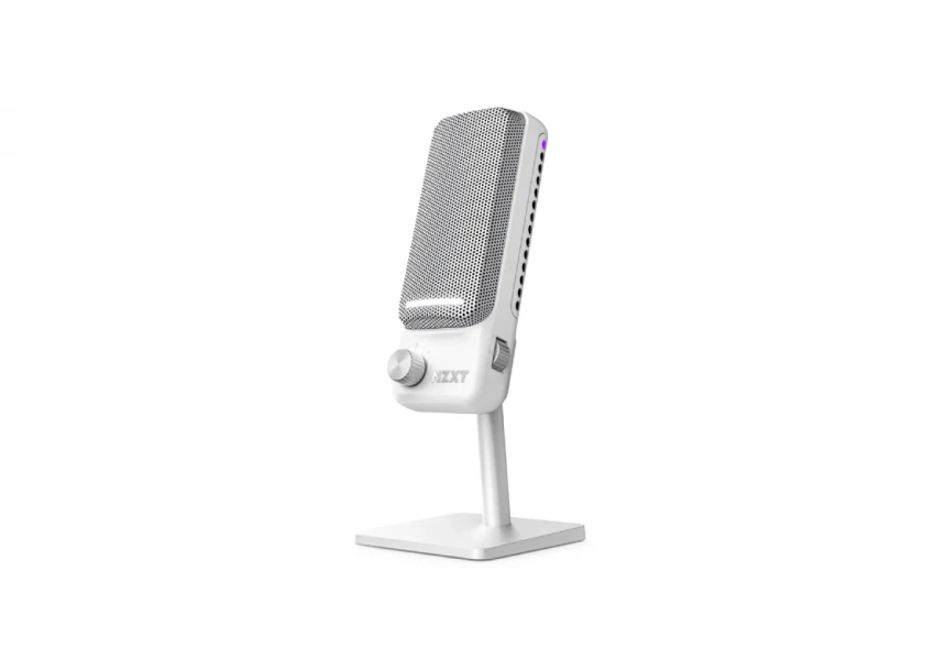 NZXT Žični USB Capsule Elite Gaming mikrofon beli (AP-PUMIC-W1) 